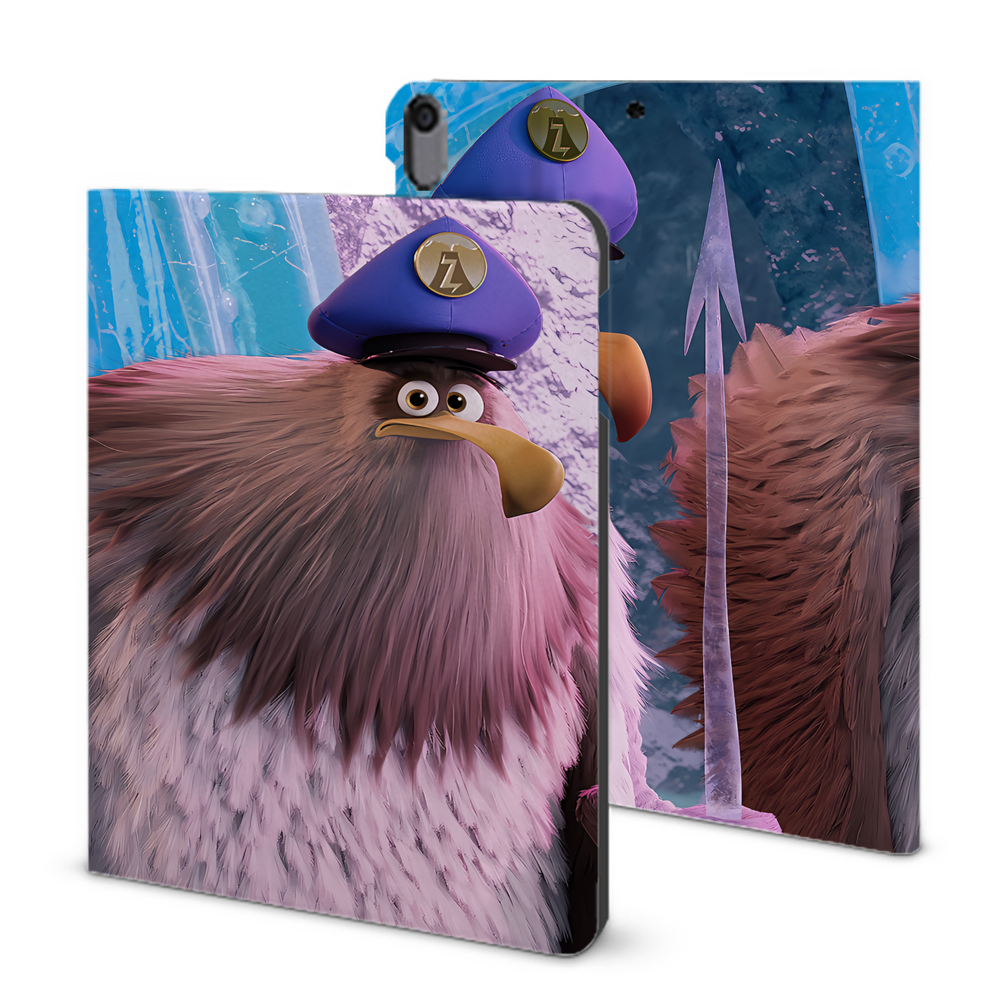 （画像用） Angry Birds アングリーバード IPad ケース ブック型 PUレザー TPU 耐衝撃 軽量 薄型 ペン収納なし 全面保護 IPad 各モデル対応